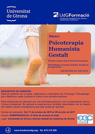 Cartell Psicoterapia Humanista Gestalt UdG